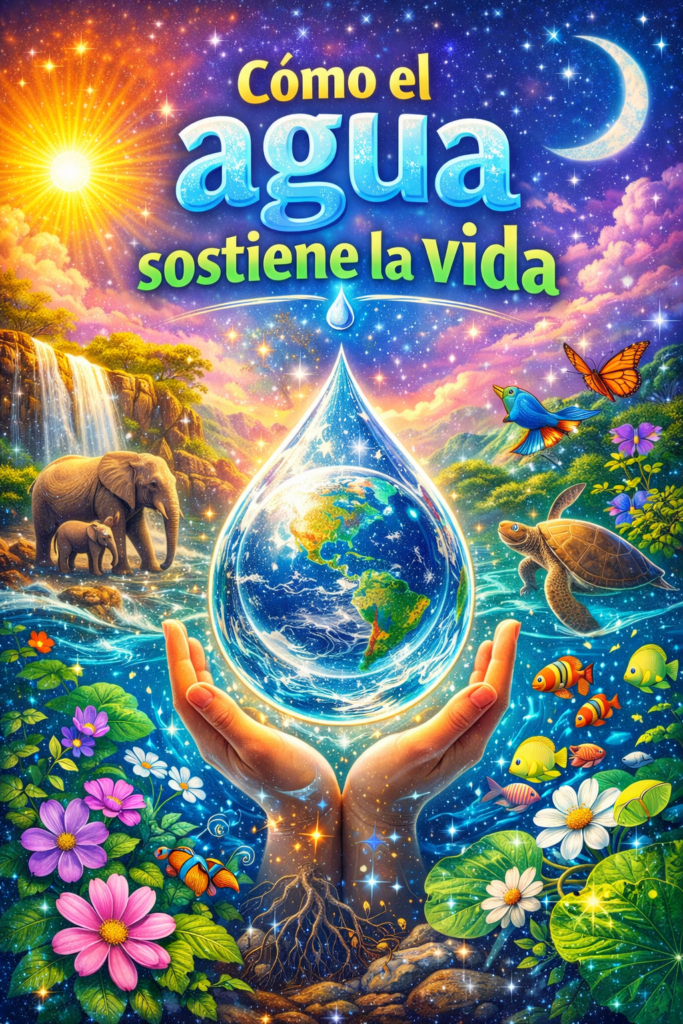 el agua da vida