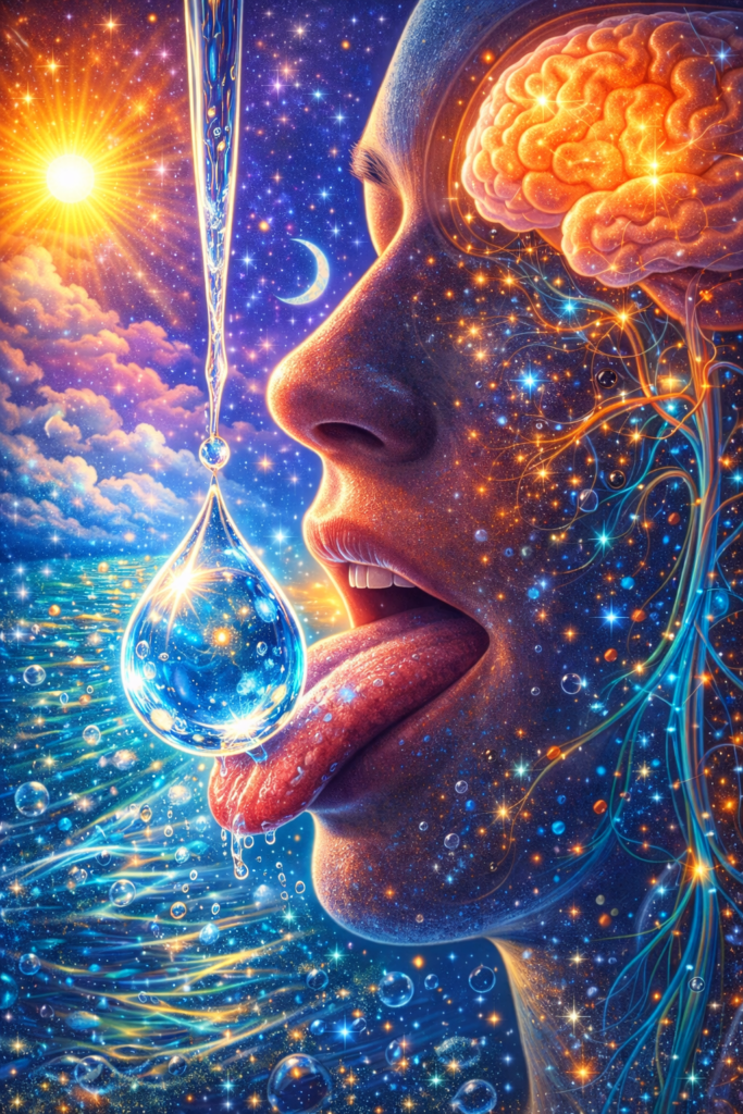 Gota de agua conexión cósmica