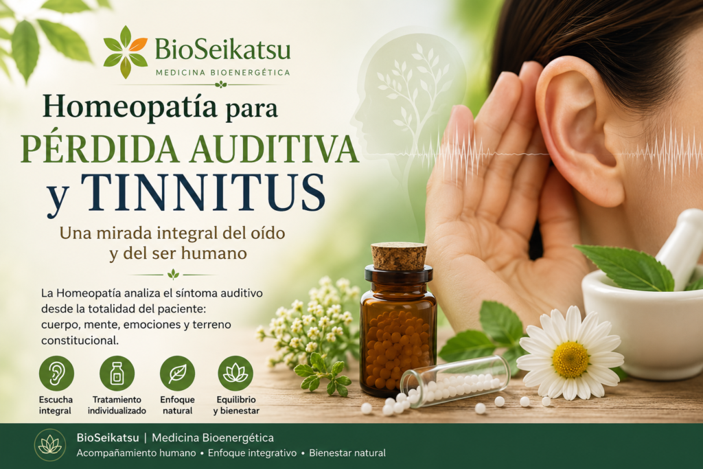  Homeopatía y Pérdida Auditiva y Tinnitus